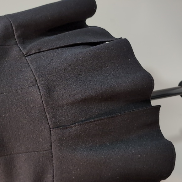 Marc Cain,90% Wool Black Pea Coat Classic Design, Size 6. - Picture 7 of 12